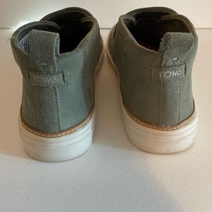 TOMS Womens Paxton Slip On Sneakers Shoes Casual - Grey